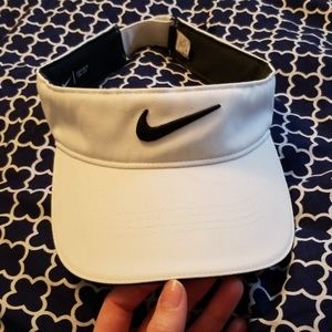 Nike white visor